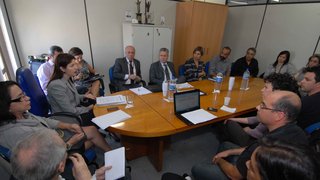 Secretária Eliane Parreiras se reuniu com comissão de funcionários da Rede Minas e da ADTV
