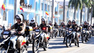 Foram entregues 212 motocicletas para unidades da PM na capital, RMBH e região central