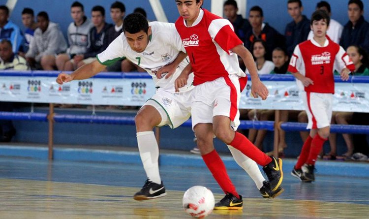 Futsal foi uma das modalidades disputadas durante os Jogos Escolares de Minas Gerais