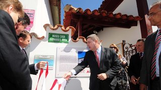 Governador Antonio Anastasia visitou o Museu Casa Guimarães Rosa
