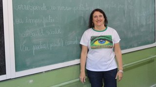 Letícia Pinel destaca a importância da participação de todos os educadores no programa