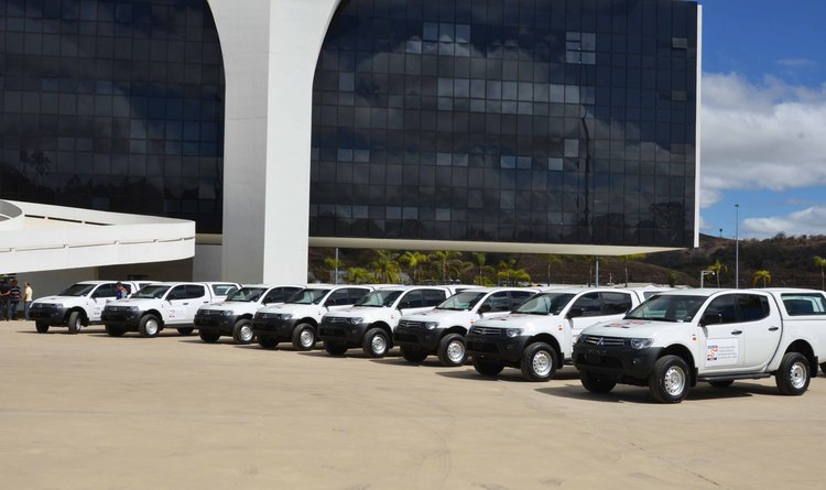 Municípios receberam caminhonetes 4 x 4, que vão aprimorar o trabalho realizado pela Defesa Civil