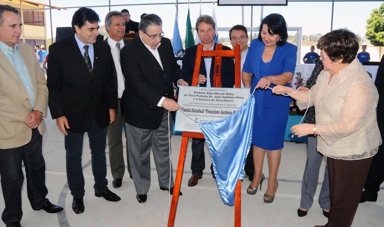 Vice-governador realizou inauguração de novas instalações da Escola Estadual Francisco Antônio Pires