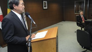 Wataru Hiraide destacou que o acordo será expandido para as áreas de agricultura e indústria
