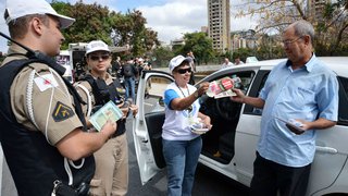 Defesa Social promove "24 horas de blitze da Campanha Sou Pela Vida" em Belo Horizonte