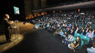Evento reuniu, nesta segunda-feira, centenas de jovens no Palácio das Artes, em Belo Horizonte