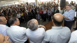 Governador esteve nesta quarta-feira, em Paracatu, para anunciar novas intervenções do Estado