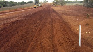Iniciada em 2010, a primeira parte do projeto de pavimentação está praticamente concluída