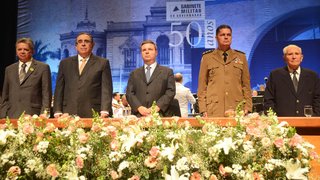 Cerimônia de comemoração dos 50 anos do gabinete Militar do Governador no Palácio das Artes