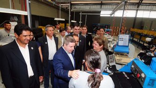 Anastasia participa de inauguração oficial de fábrica da Marluvas