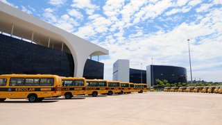 Ônibus escolares têm capacidade para 29 passageiros e vão beneficiar mais de 14 mil alunos