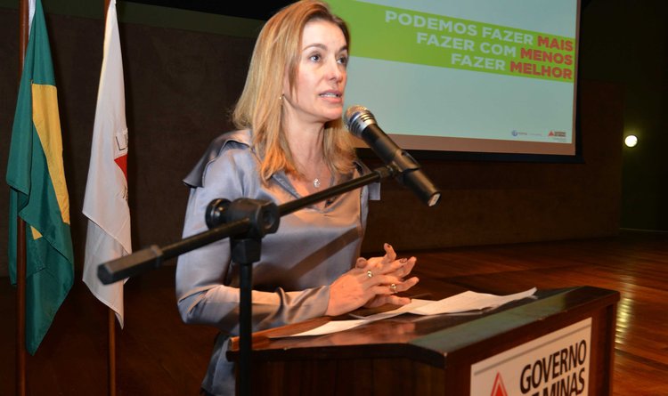 Secretária de Planejamento e Gestão, Renata Vilhena, durante apresentação do projeto