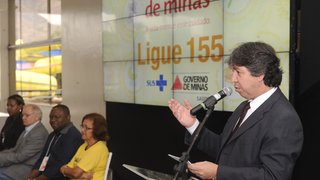 Secretário de Saúde, Antônio Jorge de Souza, durante a Jornada em Governador Valadares
