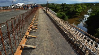 As obras no município de Pouso Algre já estão em fase final