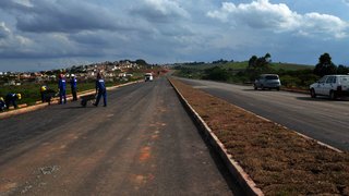 As obras no município de Pouso Algre já estão em fase final