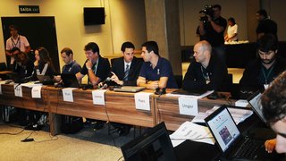 Cerca de 50 representantes da Fifa e do COL estiveram no Mineirão nesta terça-feira