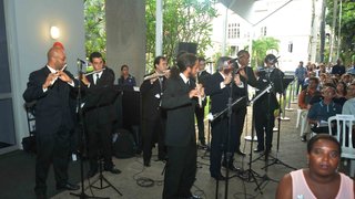 Apresentação do grupo de flautistas da Universidade Estadual de Minas Gerais (Uemg)