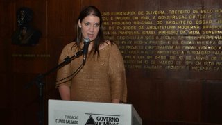 A presidente da Fundação Clóvis Salgado, Fernanda Machado