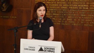 A secretária de Cultura, Eliane Parreiras, discursou durante o evento