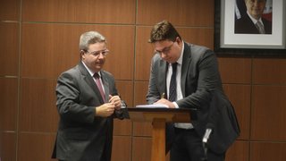 O presidente da Landini, Tiago Bonomo, assinou protocolo de intenções nesta quinta-feira