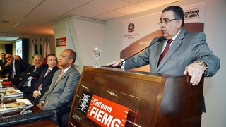 Vice-governador Alberto Pinto Coelho, o anúncio de expansão da Ferrero Rocher