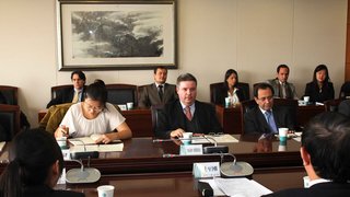Visita da comitiva do governador Anastasia à empresa chinesa foi realizada nesta segunda-feira
