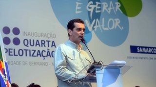 Diretor-presidente da Samarco, Ricardo Vescovi destacou trabalho da empresa em prol do meio ambiente