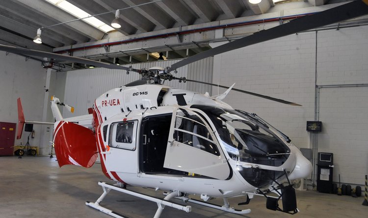 Helicóptero será utilizado na Copa do Mundo para o transporte de pacientes