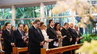 Cerimônia religiosa encerra dia de posse do governador Alberto Pinto Coelho