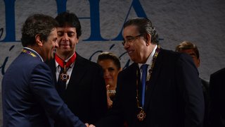 Senador Aécio Neves foi o orador oficial da cerimônia