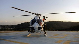 Helicóptero para atendimento aeromédico foi apresentado nesta quinta-feira, em Belo Horizonte