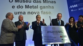 Alberto Pinto Coelho inaugura nova fase do MM Gerdau - Museu das Minas e do Metal