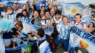 Argentinos representam a maioria dos torcedores que vão acompanhar a partida no Mineirão