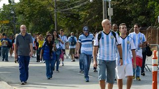 Argentinos representam a maioria dos torcedores que vão acompanhar a partida no Mineirão