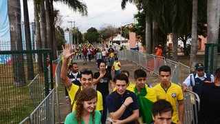 Chegada dos torcedores na Fan Fest de Belo Horizonte