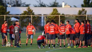 Chilenos treinaram nesta quarta-feira (25/06), na Toca da Raposa II, em Belo Horizonte