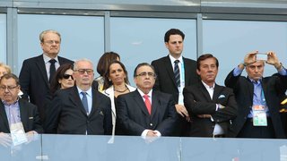 Governador Alberto Pinto Coelho acompanhou o duelo entre as seleções da Argentina e Irã no Mineirão