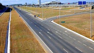 Obras no entorno do aeroporto, inauguradas nesta quarta, contaram com R$ 340 milhões de investimento