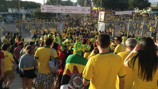 Torcida presente no Mineirão acompanhou o desafio da seleção e espera ver a equipe na final da Copa