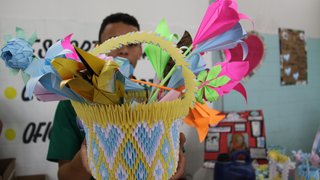 Adolescentes do Centro Socioeducativo de Justinópolis expõem trabalhos em feira