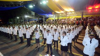 Cerimônia de formatura da Polícia Militar
