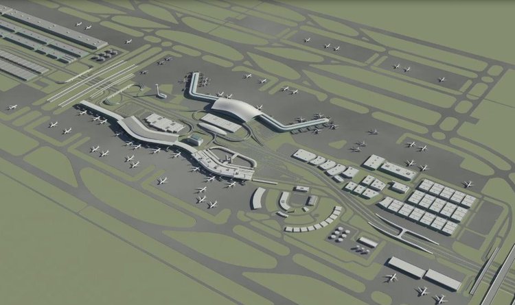 Entorno do aeroporto atrai indústrias de alta tecnologia e centros de convenções