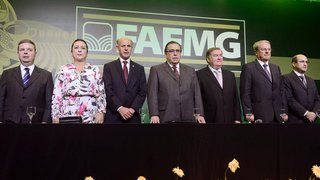 O governador fez um relato da importância do agronegócio para Minas Gerais e para o país