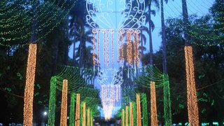Cemig valoriza tradições mineiras na iluminação de Natal da Praça da Liberdade