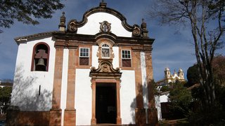Em Tiradentes, a Igreja de Nossa Senhora do Rosário