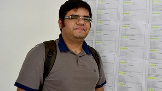 O candidato Luiz Ricardo Fernandes da Costa, de Fortaleza