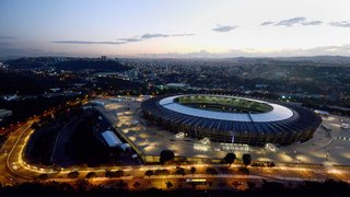 O estádio do Mineirão, na região da Pampulha, em Belo Horizonte