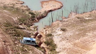 A situação da represa de Três Marias é grave, pois opera com apenas 10% de sua capacidade