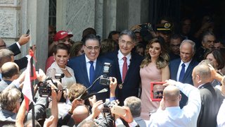 Fernando Pimentel toma posse como governador de Minas Gerais no Palácio da Liberdade