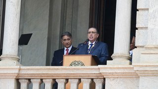 Em seu discurso, Alberto Pinto Coelho destacou a força do povo mineiro